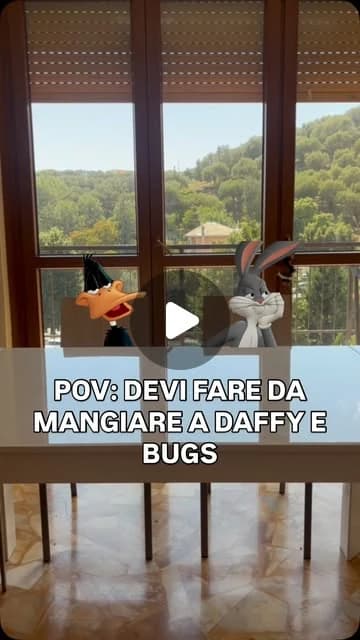 A la mesa con el Pato Lucas y Bugs Bunny · Vídeo · Instagram
