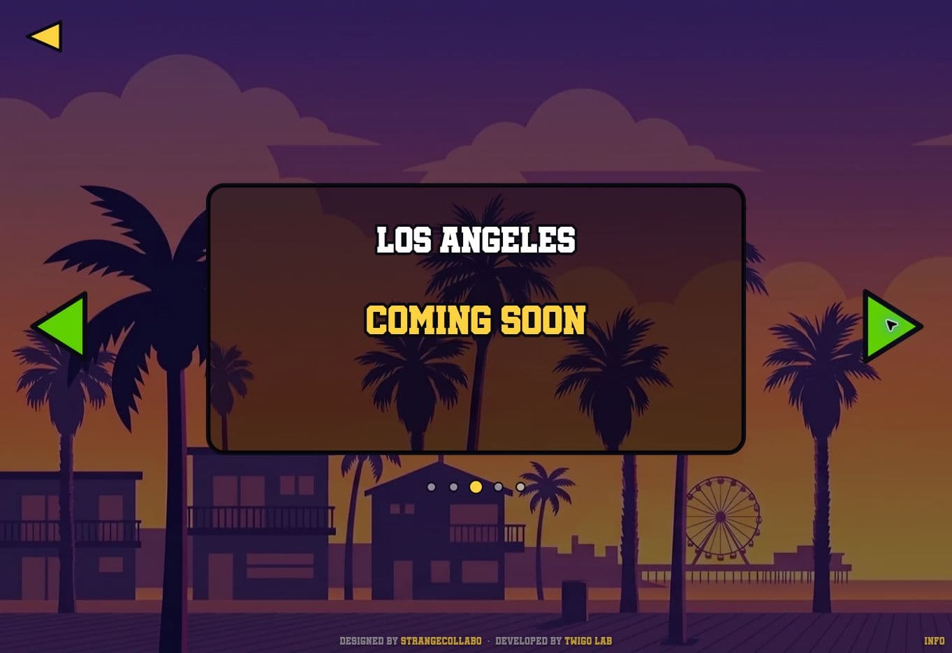 Scenario Los Angeles di OG DASH indicato come coming soon