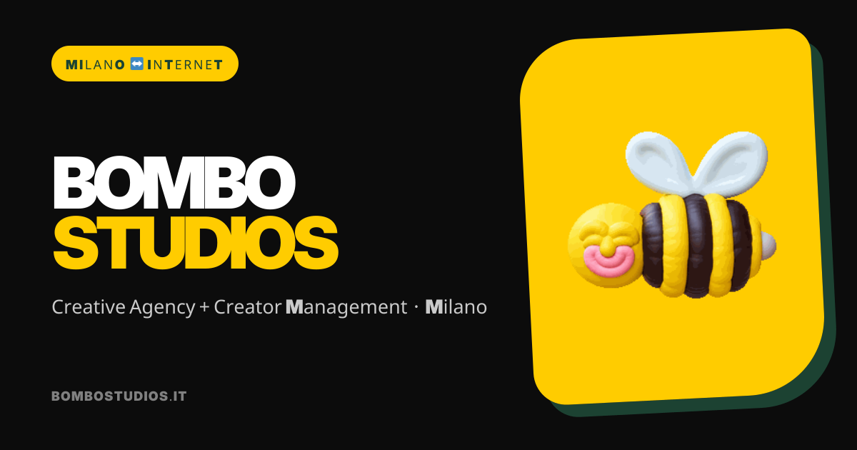 Bombo Studios, agencia creativa y empresa de gestión de creadores con sede en Milán